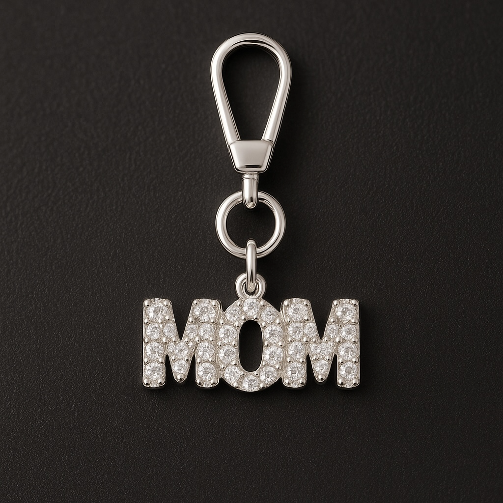 Luxury “MOM” Bag Charm