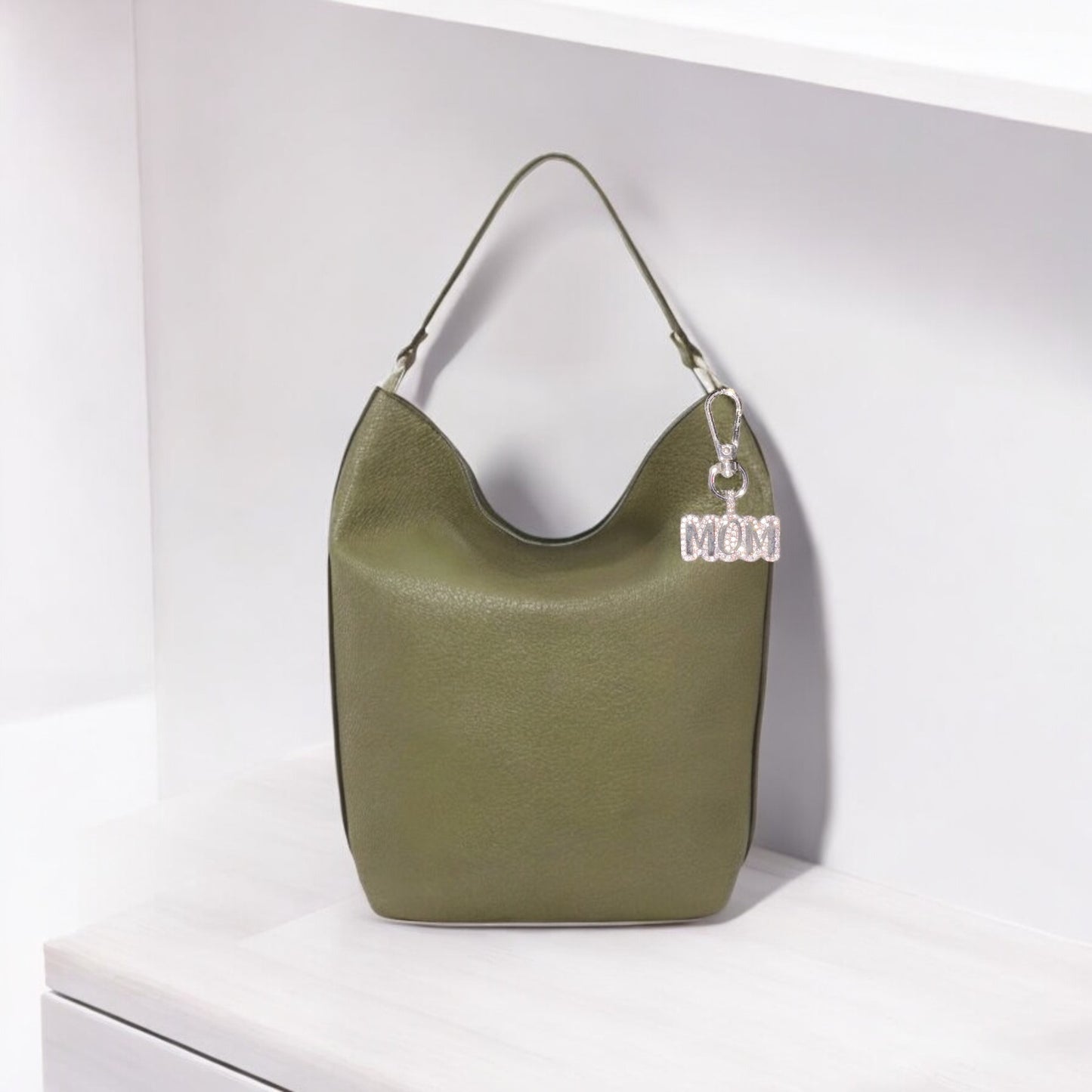 Luxury “MOM” Bag Charm