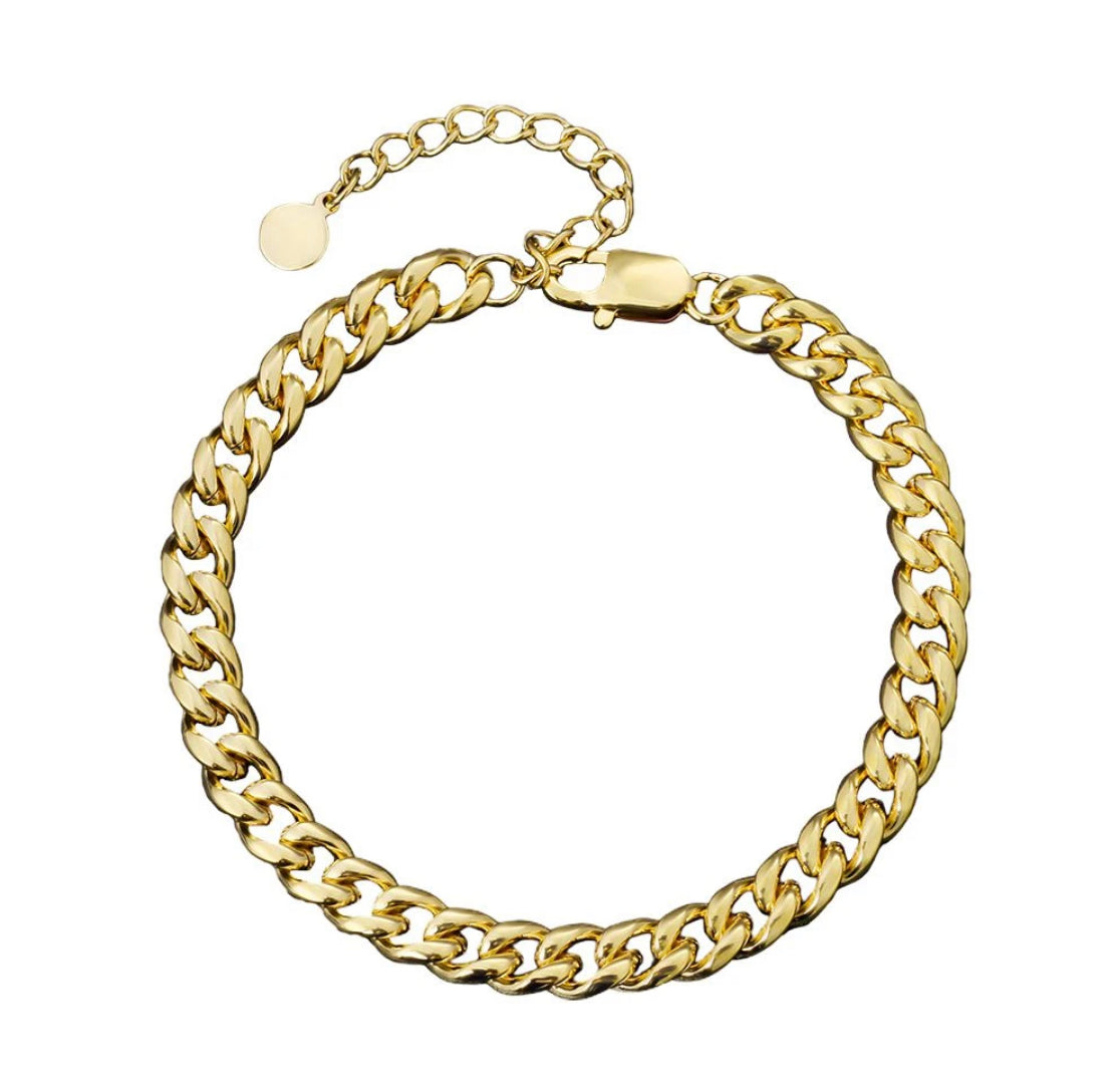 Miami Cuban Link Anklet