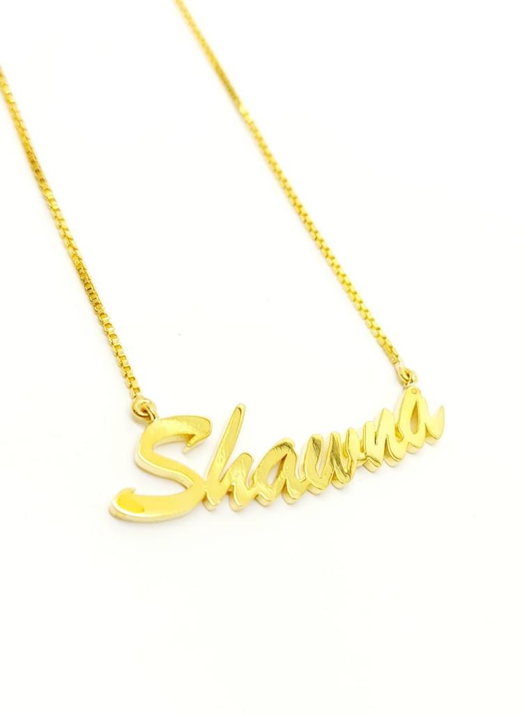 Custom Name Plate Pendant Q.Jones Custom