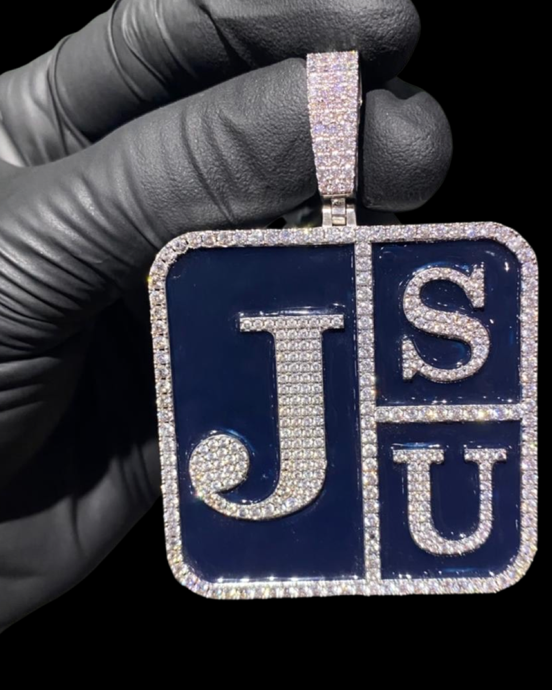 Jackson State Block Logo Pendant
