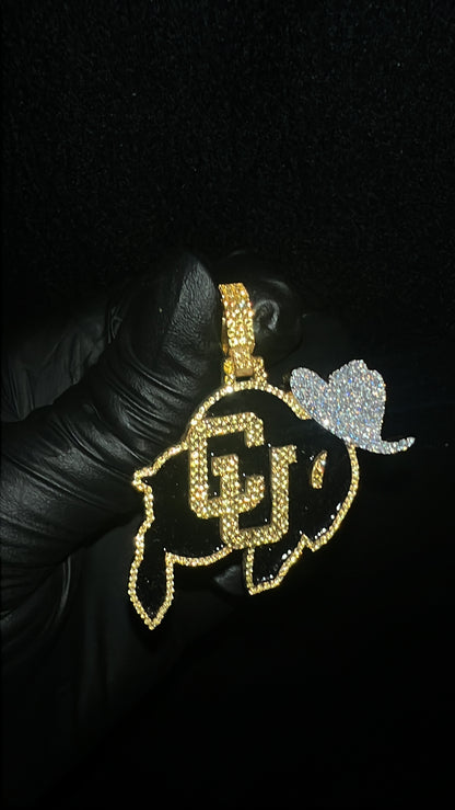 Colorado Buffaloes Ralphie Pendant — Large