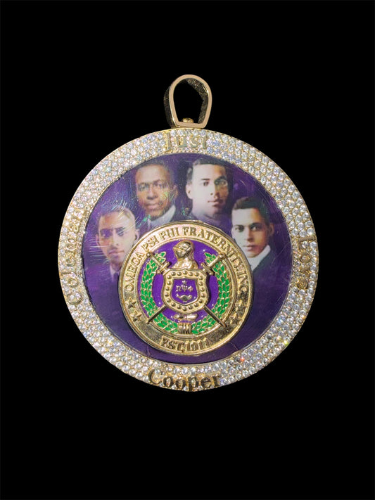 Omega Psi Phi Founders Pendant