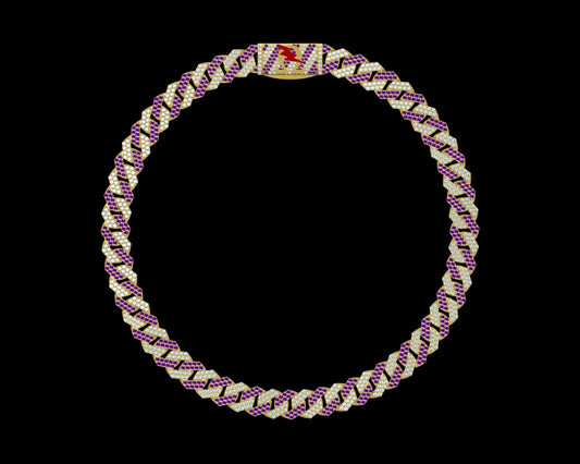 Omega Psi Phi Cuban Link Necklace