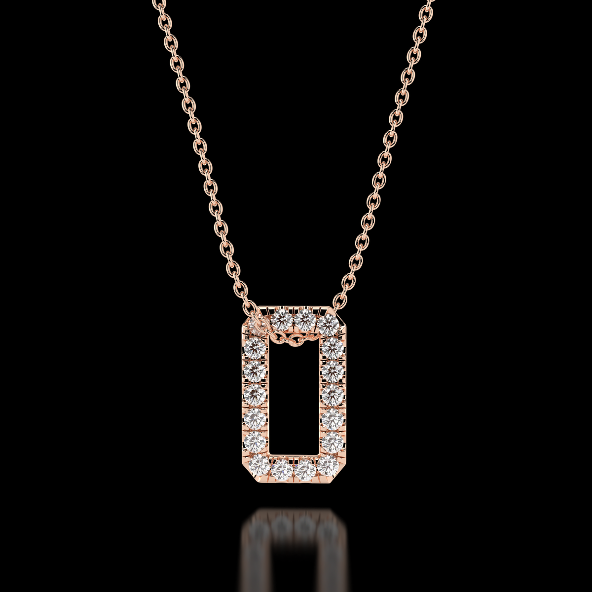 The Golden Aura Frame Pendant
