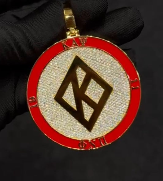 Custom Kappa Alpha Psi pendant by Q. Jones Custom