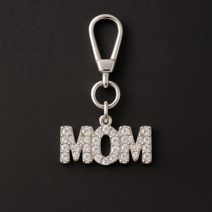 Luxury “MOM” Bag Charm