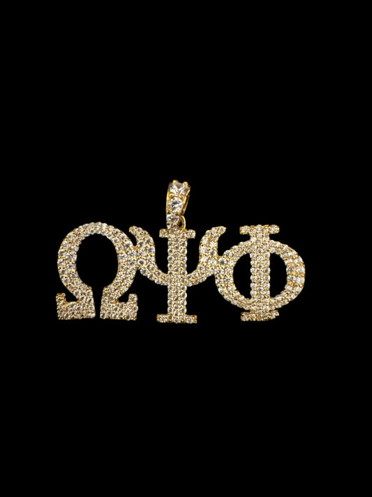Omega Psi Phi “Greek letter”pendant