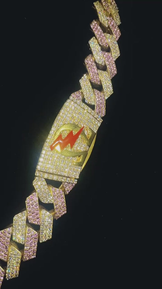 Omega Psi Phi Cuban Link Necklace