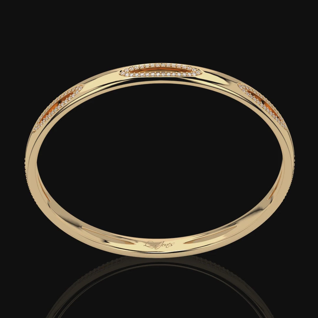 "Golden Elegance" Bangle
