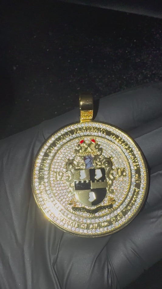 Alpha Phi Alpha Customizable Pendant