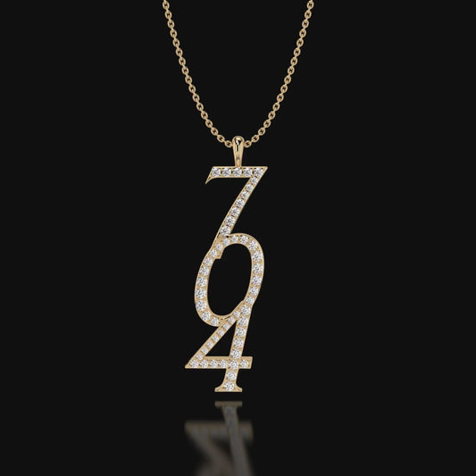 “City Charm” Area Code Pendant