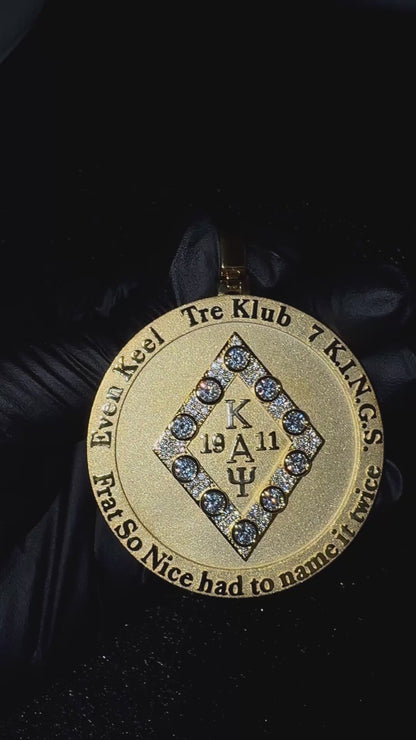 Customizable Kappa Alpha Psi Pendant