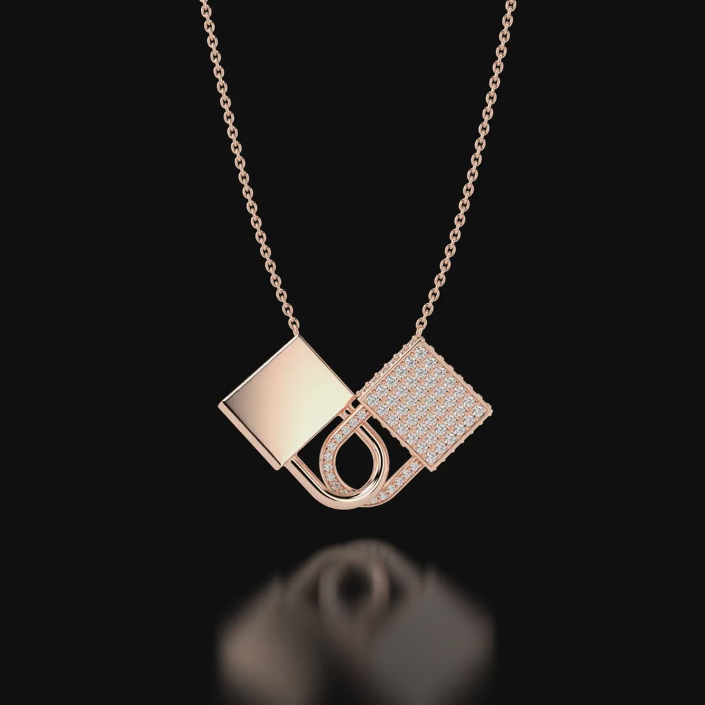 "Love's Embrace" Diamond Pendant