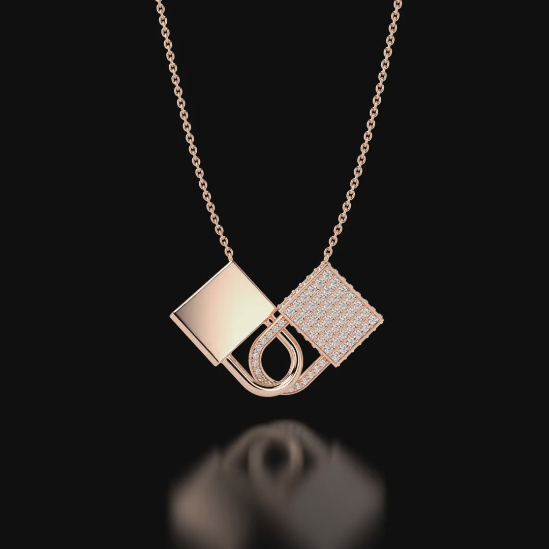 "Love's Embrace" Diamond Pendant