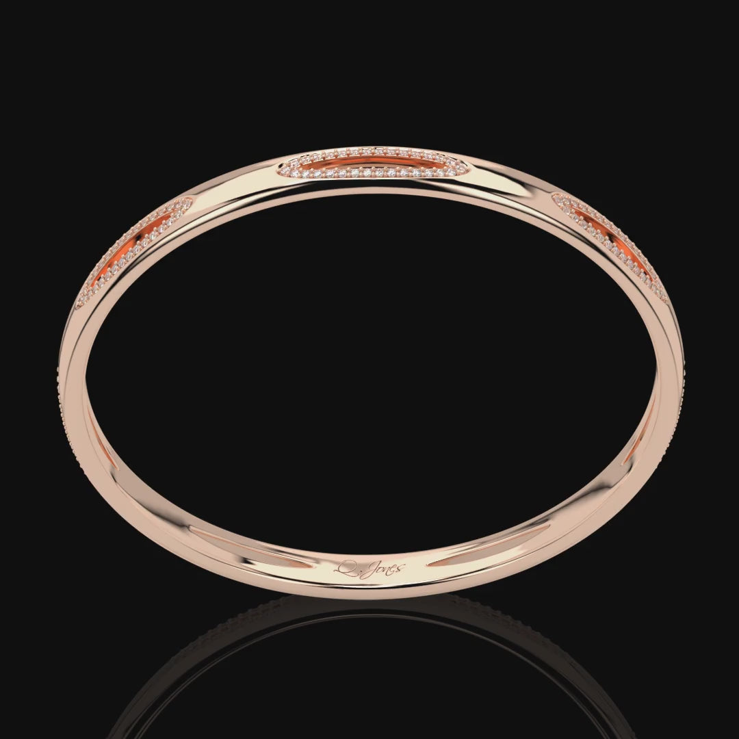 "Golden Elegance" Bangle