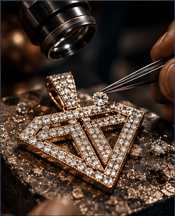Q. Jones Custom diamond jewelry creation process