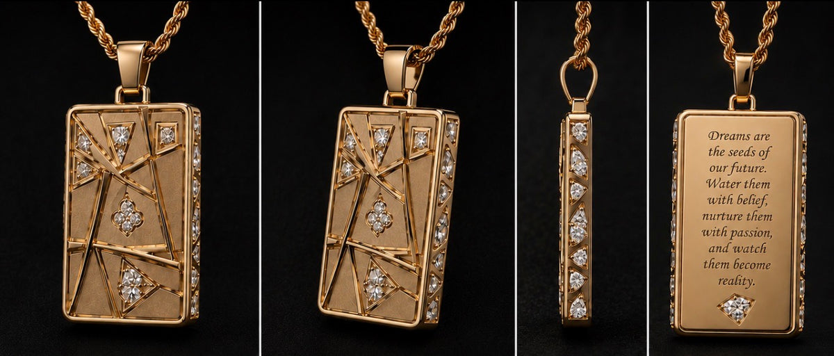 Shattered Dreams pendant studio views