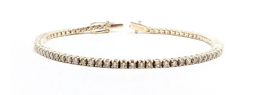 Rose Gold Diamond Tennis Bracelet
