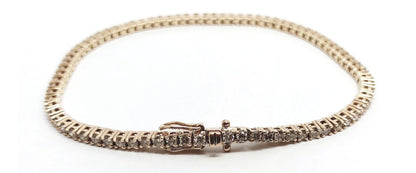 Rose Gold Diamond Tennis Bracelet