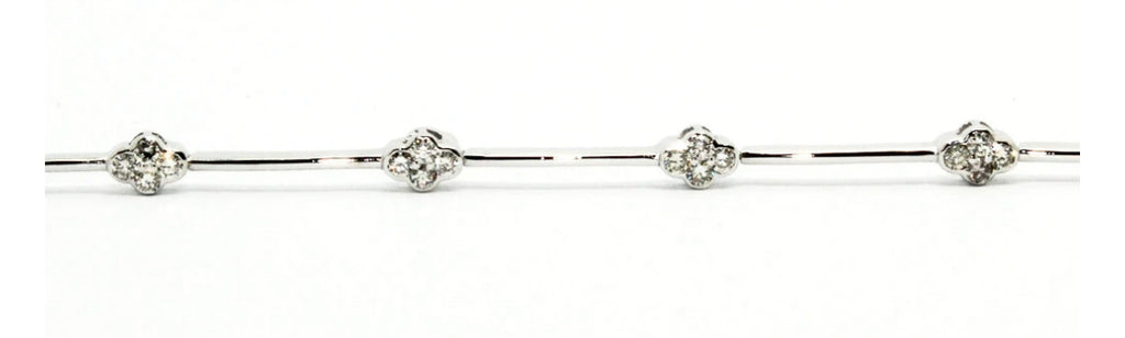 Diamond cross bracelet