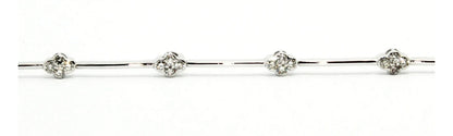 Diamond cross bracelet