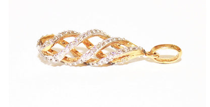 Diamond Scroll Pendant