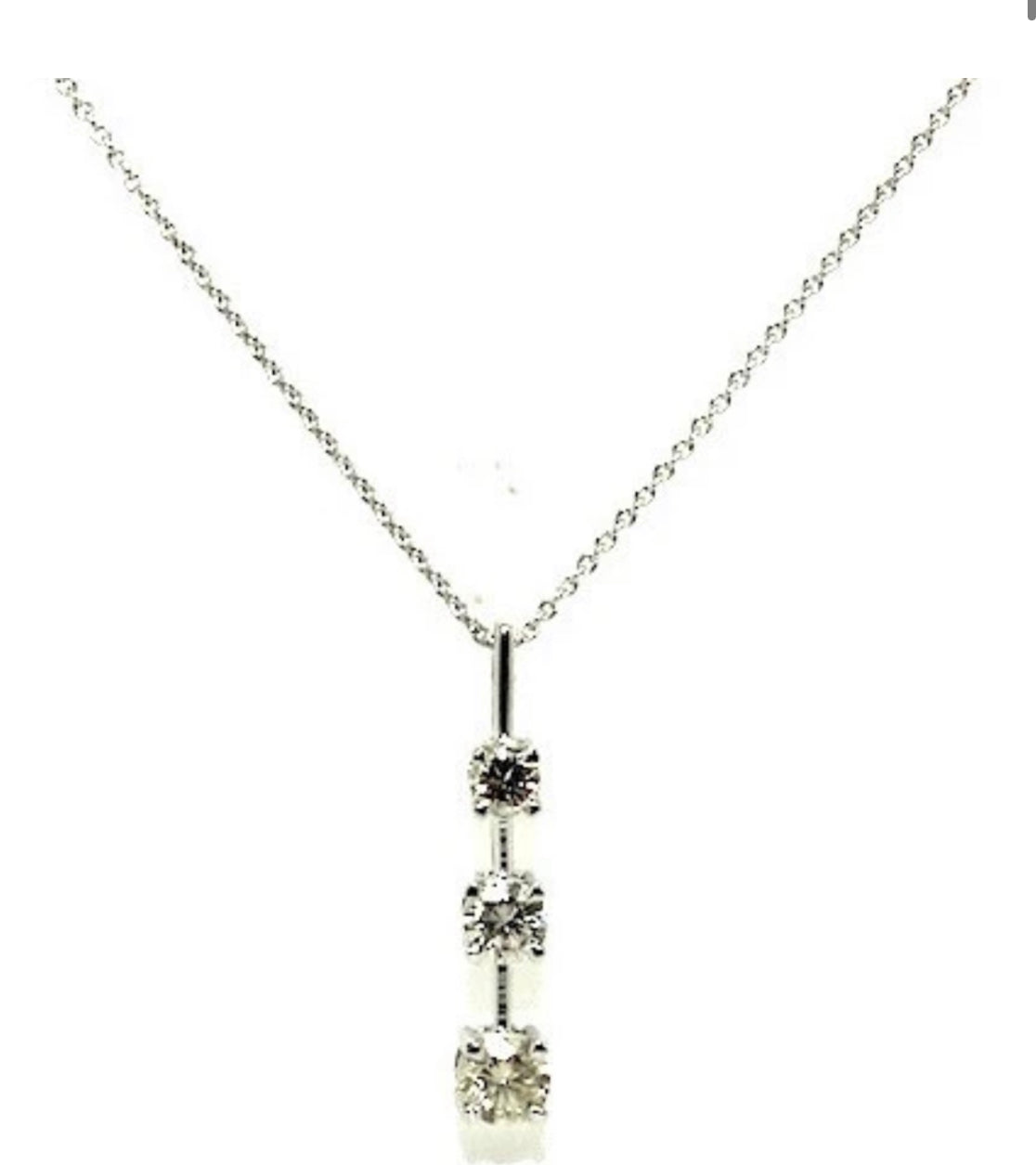 Three-Tier Diamond Pendant