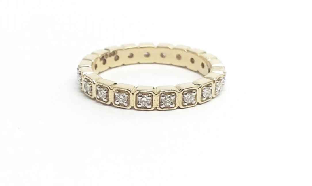 Stackable Diamond Rings