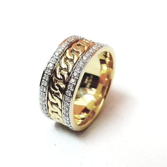 The Duke Collection — Cuban Link Wedding Band