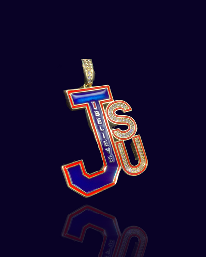 Jackson State University HBCU pendant by Q. Jones Custom